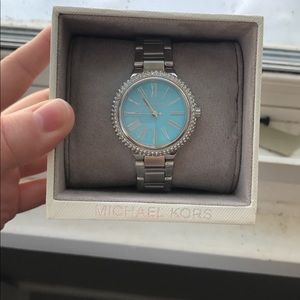 Blue diamond Michael Kors watch